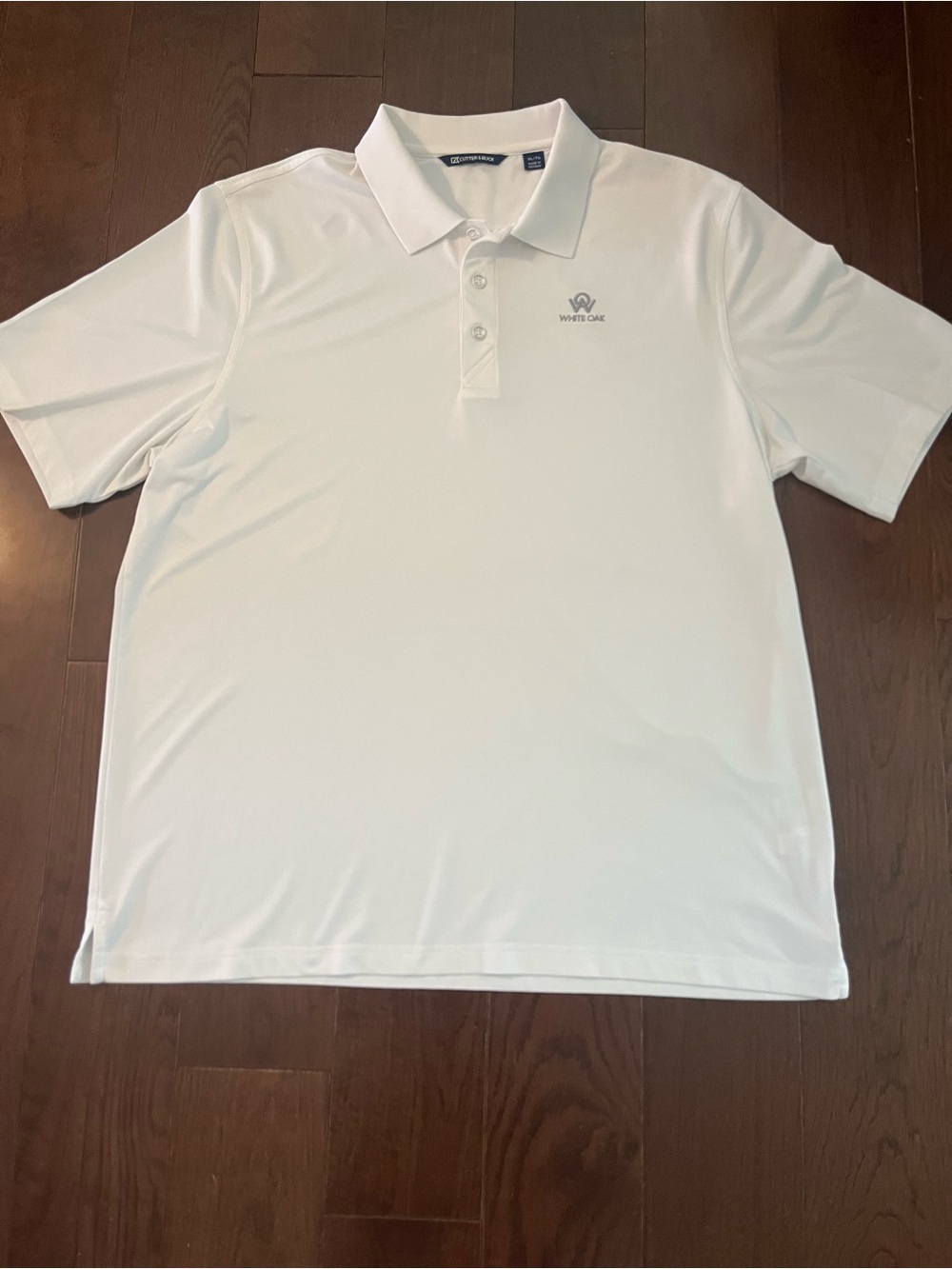 Cutter & Buck White Performance Polo